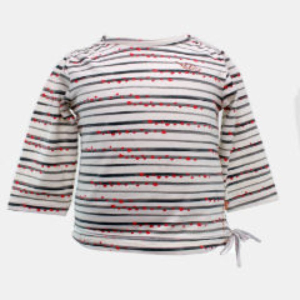 BabyFace Smoke Pearl Striped Top